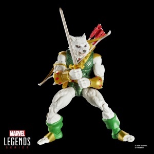 Figurina de Actiune Hasbro Marvel Legends Man-Wolf, 15 cm, cu Accesorii - Img 6