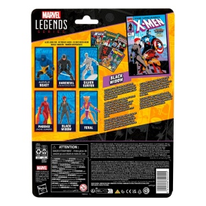 Figurina de actiune Marvel Legends Black Widow, 15 cm, design premium, 7 accesorii - Img 2