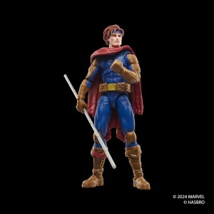 Figurina de actiune Marvel Legends Gambit, 15 cm, premium, cu accesorii - Img 3