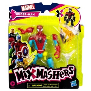 Figurina de actiune MixMashers Marvel Spider-Man, 12 cm, cu accesorii - Img 2