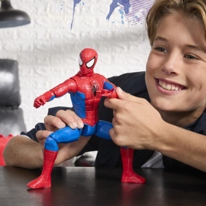 Figurina de Actiune Spider-Man Titan, Hasbro, 30 cm, Culoare Rosie-Albastra - Img 6