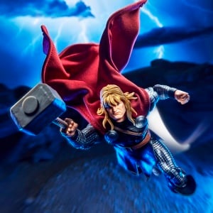 Figurina de actiune Thor Marvel Legends Maximum Series, 15 cm, 14 accesorii - Img 6