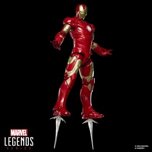 Figurina de colectie Iron Man Mark III, Hasbro, 15 cm, 4 accesorii - Img 6