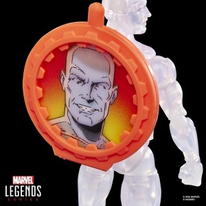 Figurina de colectie Marvel Legends Ice Man, 15 cm, design retro - Img 8