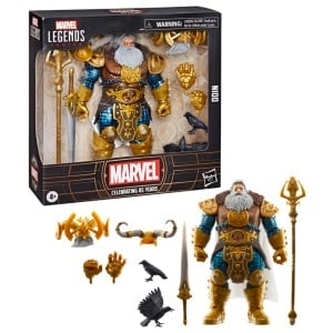 Figurina de colectie Marvel Legends Odin, 20.8 cm, 8 accesorii