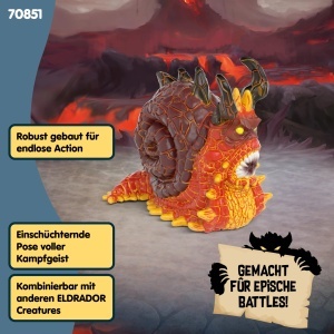 Figurina de colectie schleich ELDRADOR Lavaschnecke 70851, 8 x 5 x 7 cm - Img 4