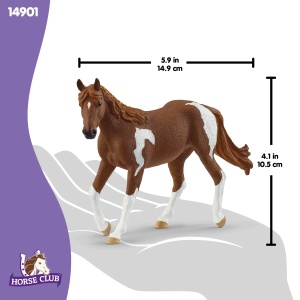 Figurina de jucarie cal Paint Horse Stute Schleich 14901, 4 x 15 x 11 cm - Img 5