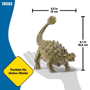 Figurina Dinosaur cu Detalii Autentice Schleich Ankylosaurus 15023, 14 x 7 x 11 cm - Img 6