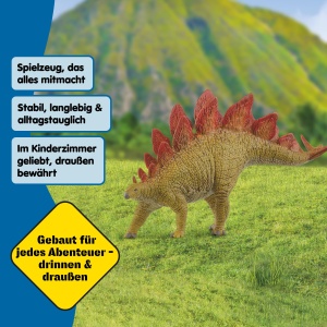 Figurina Dinosaur Stegosaurus Schleich, 5 x 20 x 10 cm, design realist - Img 6
