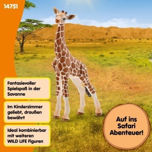 Figurina Giraffe Baby Schleich 14751 7 x 4 x 12 cm Pentru copii de la 3 ani - Img 3
