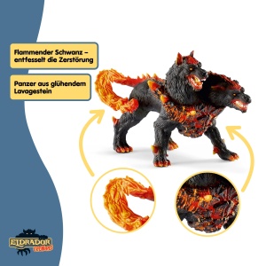 Figurina Hollenhund Schleich 14 x 7 x 10 cm pentru copii de la 7 ani - Img 4