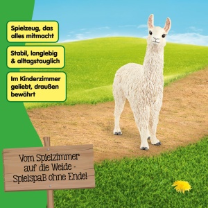 Figurina Lama Schleich Farm World 13920, 7 x 3 x 10 cm, pentru copii de la 3 ani - Img 6