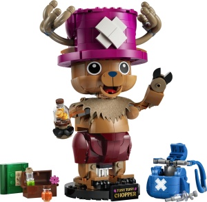 Figurina LEGO ONE PIECE Tony Tony Chopper 75643, 19 cm, cu accesorii - Img 9