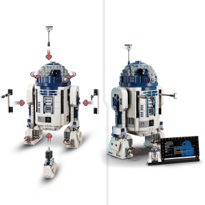 Figurina LEGO Star Wars 75379 R2-D2, 1050 piese, cu Darth Malak, pentru copii si adulti - Img 3