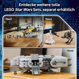 Figurina LEGO Star Wars Grogu 75446, 1200 piese, cu detalii autentice - Img 8