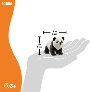 Figurina panda mare de jucarie Schleich 14886, 6 x 3 x 3 cm, pentru copii de la 3 ani - Img 5