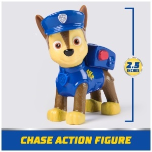 Figurina PAW Patrol Chase cu Vehicul Politie Model 2025 Reciclabil Roti Functionale - Img 7