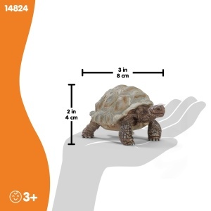 Figurina Razboinica din Plastic Schleich WILD LIFE - Broasca testoasa uriasa, 8 x 4 x 4 cm - Img 5
