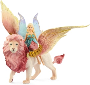 Figurina Schleich BAYALA - Elfa pe leu zburator, 25 x 8 x 19 cm