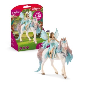 Figurina Schleich BAYALA Eyla cu Unicorn, 3 Piese, pentru Copii de la 5 Ani