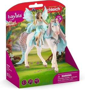 Figurina Schleich BAYALA Eyla cu Unicorn, 3 Piese, pentru Copii de la 5 Ani - Img 11