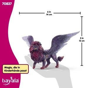 Figurina Schleich BAYALA Mondlowa cu Aripi Luminose, 28 x 14 x 13 cm - Img 5