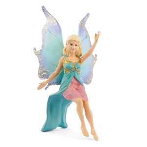 Figurina Schleich Bayala, Zana pe Leu Zburator, Detalii Aurii, 5-12 ani - Img 5
