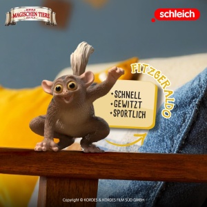 Figurina Schleich Fitzgeraldo, 7 x 5 x 6 cm, detalii realiste, prietenos si sportiv - Img 3