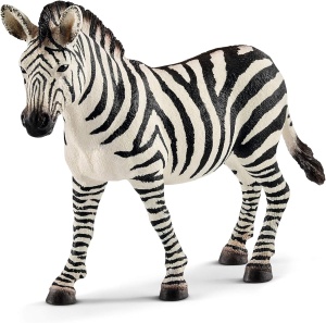 Figurina Zebra Schleich WILD Life 14810, 3 x 12 x 9 cm, Detaliata, Educationala