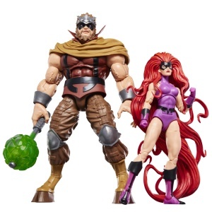 Figurine de Actiune Marvel Legends Medusa si Gorgon, 15 cm, 6 Accesorii - Img 4