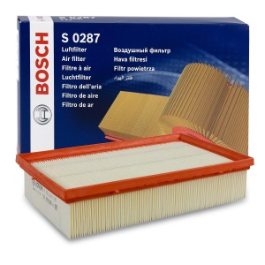 Filtru de aer BOSCH F026400287 pentru masini, rezistent la caldura si umiditate