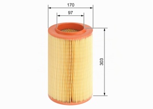 Filtru de aer Bosch S0059 pentru masini - rezistent la umezeala si presiune - Img 3
