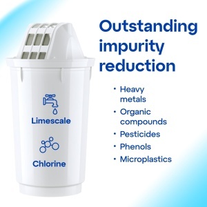 Filtru de apa AQUAPHOR Smile, 2.9l, verde deschis, reduce calcar si clor - Img 6