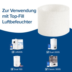 Filtru de schimb Levoit Classic160 Dual150 Dual200S Classic300S LV600S 10 bucati eficienta ridicata - Img 4