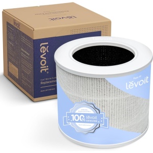 Filtru de schimb pentru purificator de aer LEVOIT Core Mini, 3 in 1, carbune activ de inalta eficienta, Core Mini-RF, 1 bucata, alb - Img 1