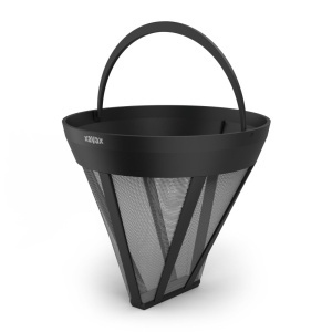 Filtru permanent cafea Xavax, reutilizabil, pentru 4-12 cesti, din otel inoxidabil
