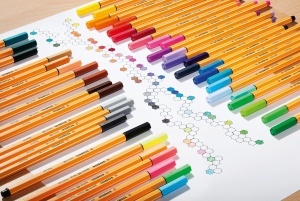 Fineliner STABILO point 88, 0.4 mm, metalic, disponibil in 47 culori - Img 5
