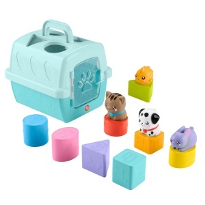 Fisher-Price FP Pets HTW93 Jucarie Sortare Forme si Transport Animale pentru Bebelusi 6 luni