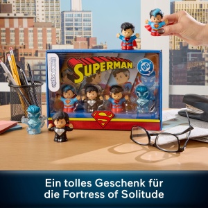 Fisher-Price Little People Collector Superman JFD63 Set 4 Figurine Editie Speciala - Img 3