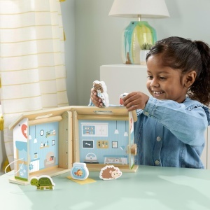 Fisher-Price Set Animal Clinic Portabil JFG07 Lemn FSC 6 Piese - Img 2