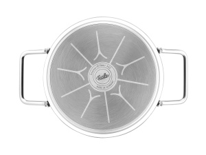 Fissler Adamant/Cratita din aluminiu (O 24 cm, 4.9L) Oale acoperite cu capac metalic, antiaderent - inductie - Img 5