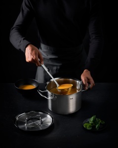 Fissler Original Profi Collectionlingura de servire din otel inoxidabil lingura mare de servire gadget de bucatarie premium pentru portionare si servi - Img 2