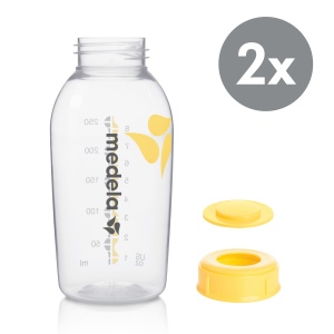 Flacon pentru depozitarea laptelui matern Medela, 2 x 250 ml, BPA-free - Img 2