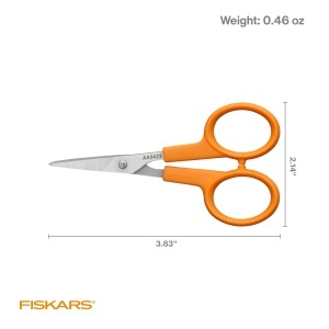 Foarfeca de bricolaj Fiskars 98087097J, 10,2 cm, otel, portocalie - Img 6