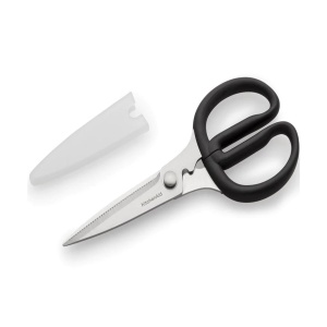 Foarfeca de bucatarie KitchenAid, Onyx-Negru, design ergonomic, otel inoxidabil