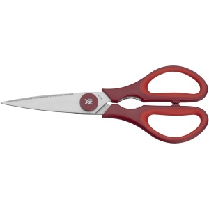 Foarfeca de bucatarie WMF Touch 21 cm otel inoxidabil manere ergonomice rosie