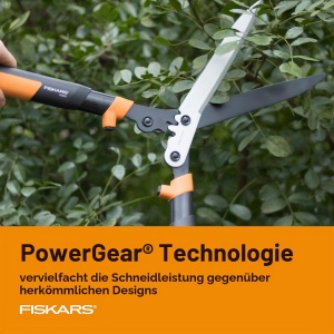 Foarfeca de gradina Fiskars PowerGear2 58,4 cm, negruorange - Img 3