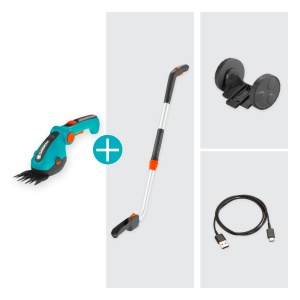Foarfeca electrica pentru iarba Gardena ComfortCut Li, 8 cm, cu telescop si acumulator - Img 5