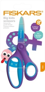 Foarfeca pentru copii Fiskars 15 cm, SoftGrip, Violett, pentru 8-11 ani - Img 7
