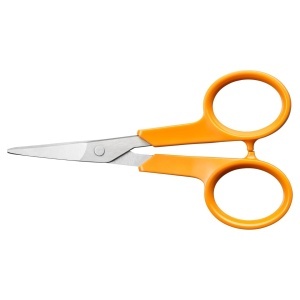 Foarfeca pentru unghii Fiskars Classic 10 cm, cu maner ergonomic, otel inoxidabil, portocalie